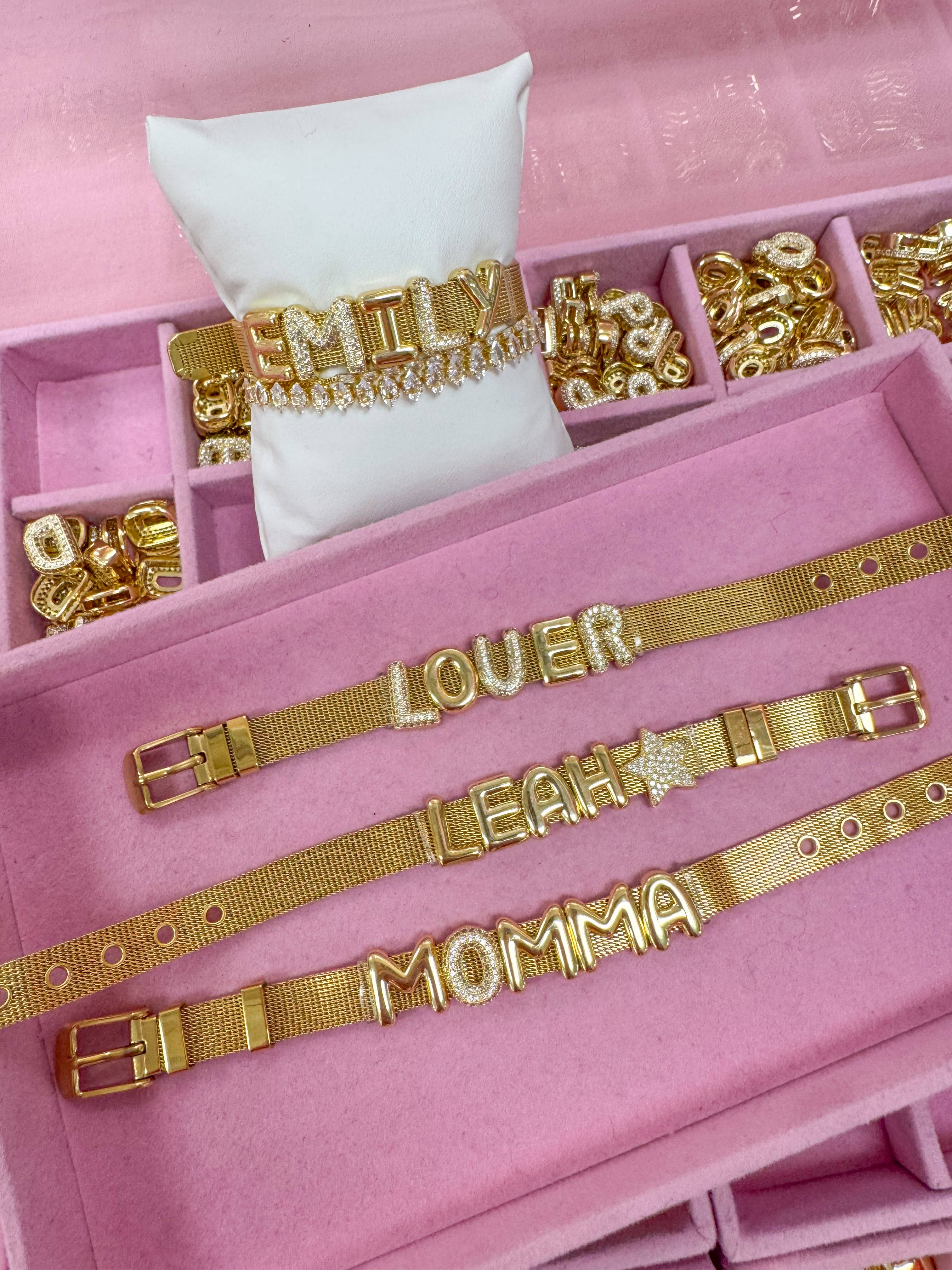 Slider Charm Watch Bracelet