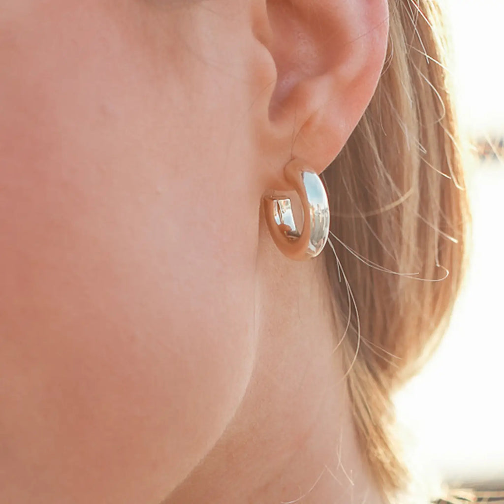 Natalie Wood Just Dance Mini Hoops - Gold