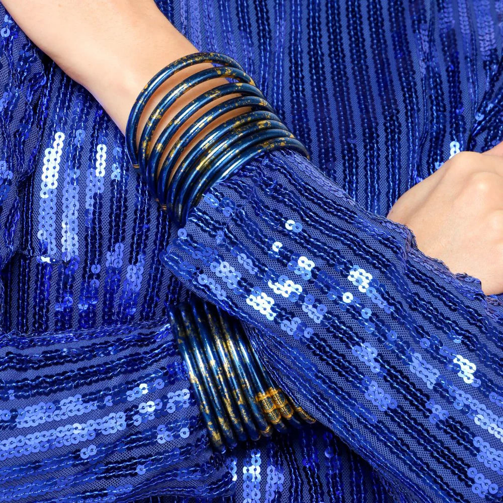 Budha Girl Koi Noir All Weather Bangles - Medium