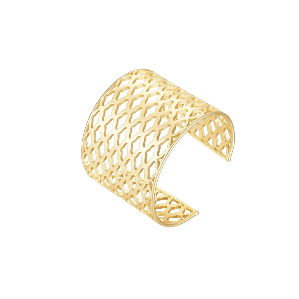 Graceful Cuff Bracelet - Gold