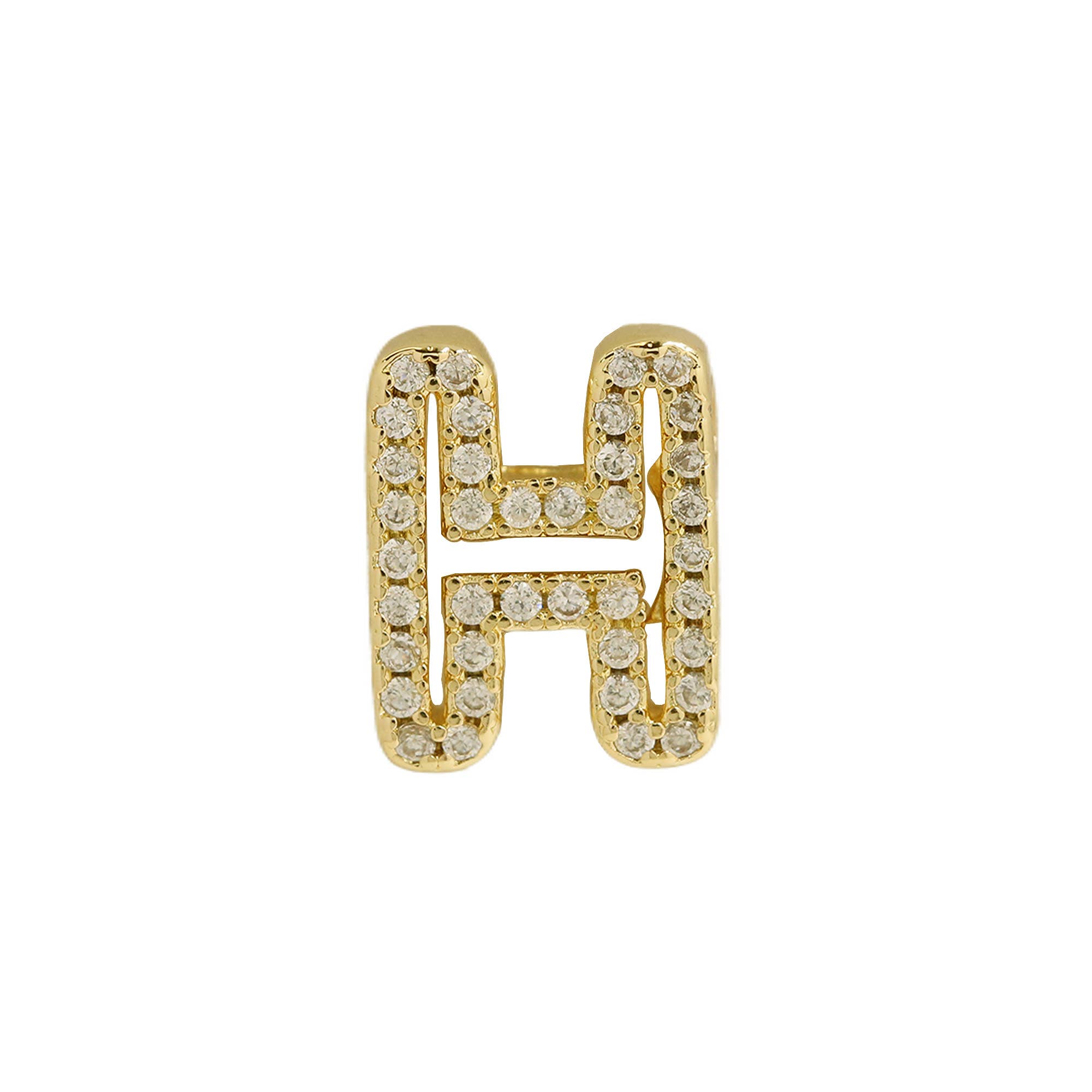 Cut Out CZ Initial Custom Word Name Necklaces