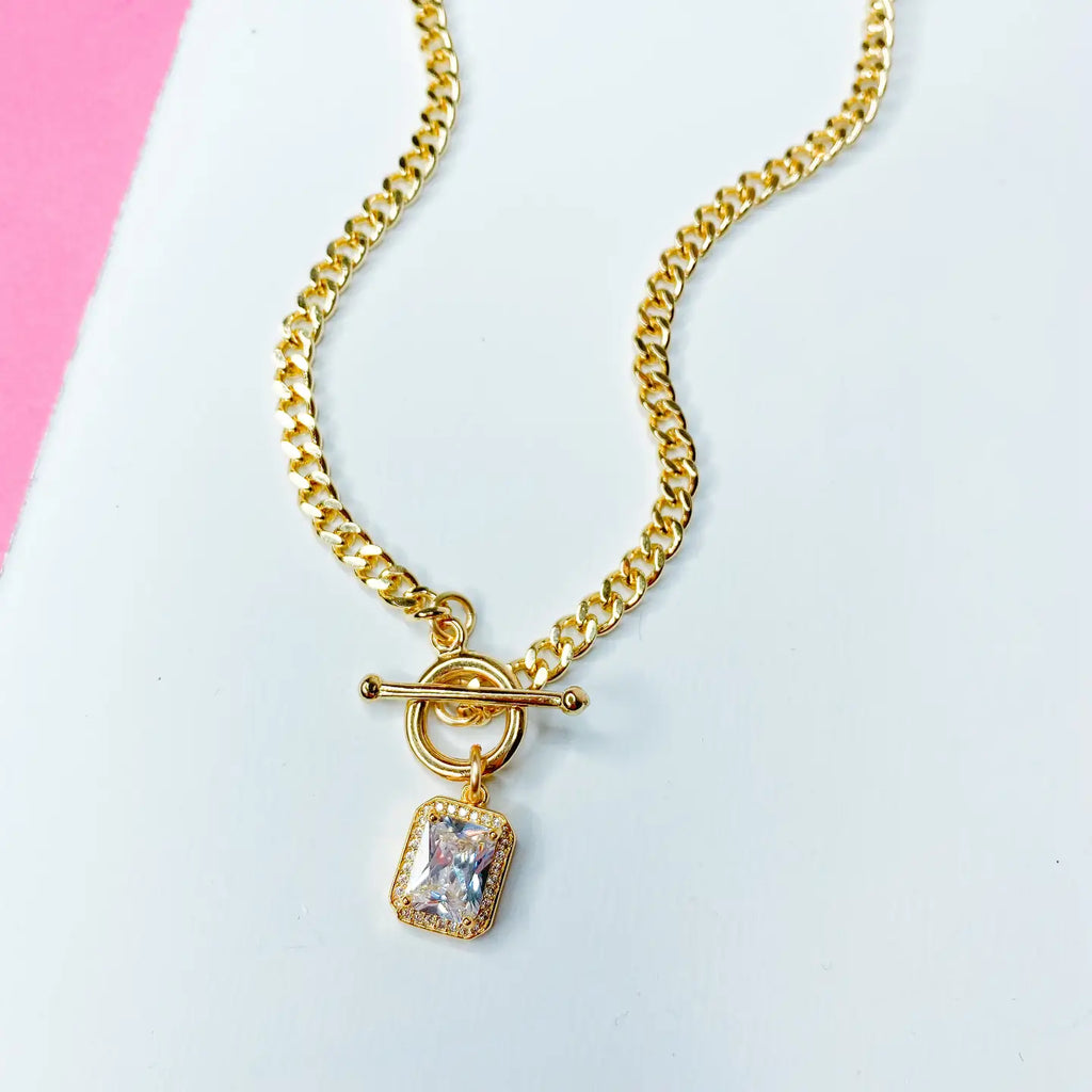Taylor Shaye Glam Toggle Necklace