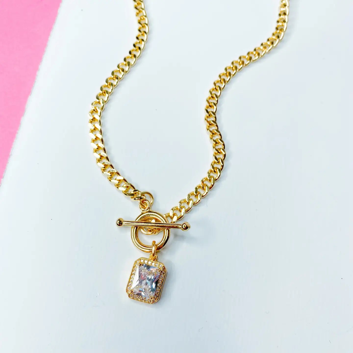 Taylor Shaye Glam Toggle Necklace