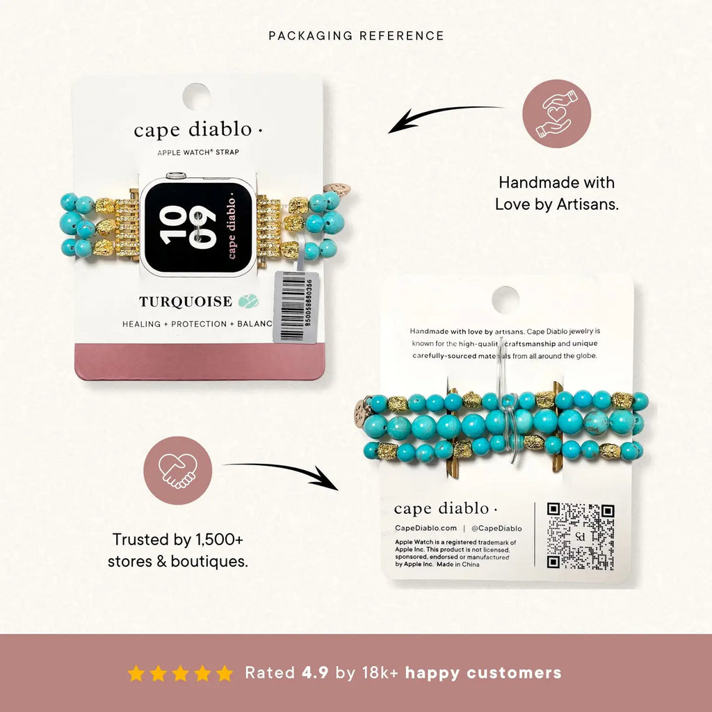 Jade Serenity Stretch Apple Watch Strap