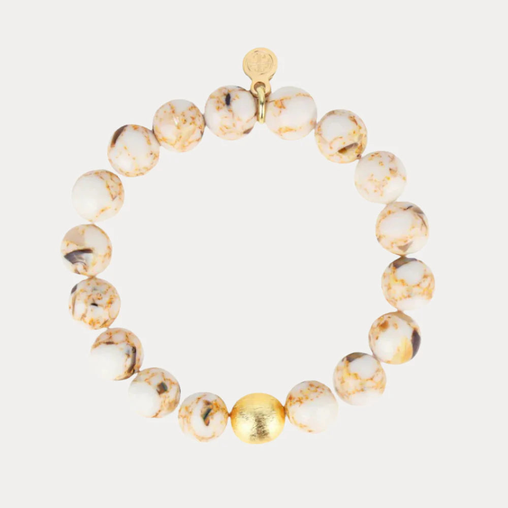Budha Girl Marble Beaded Bracelet - Etoile