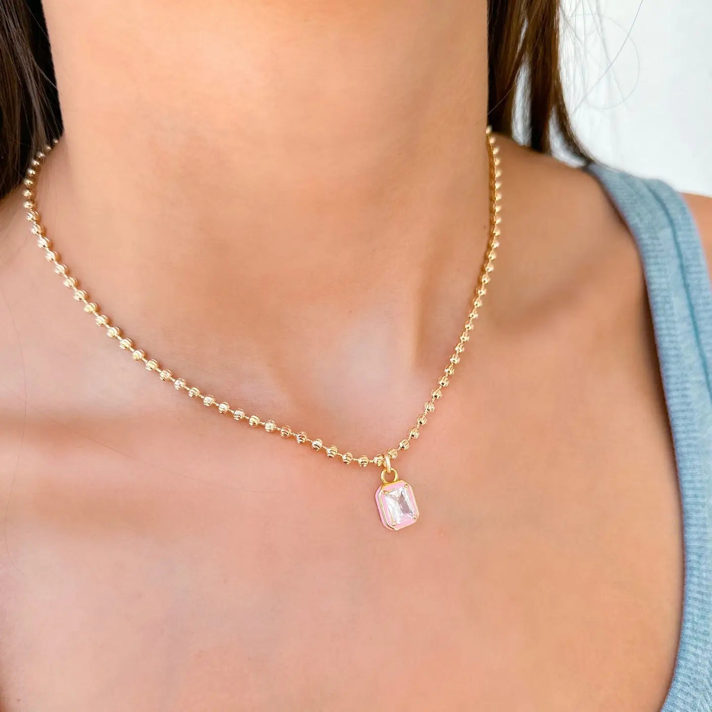 Taylor Shaye Katie Necklace - White
