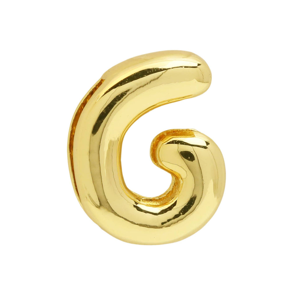 Smooth Bubble Initial Custom Word Name Watch Charm Bracelet