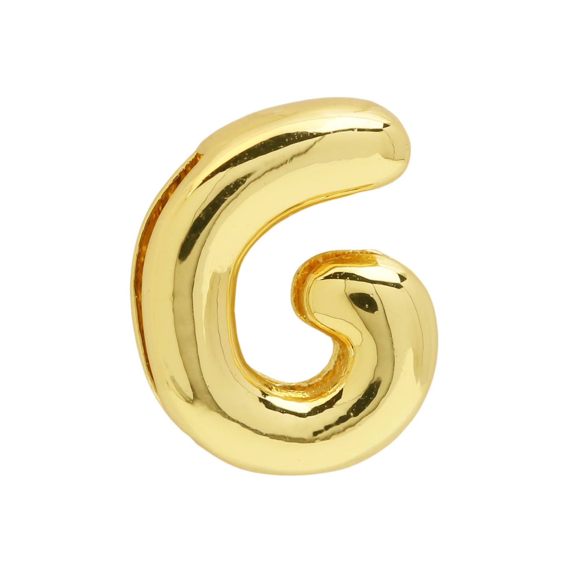 Smooth Bubble Initial Custom Word Name Watch Charm Bracelet