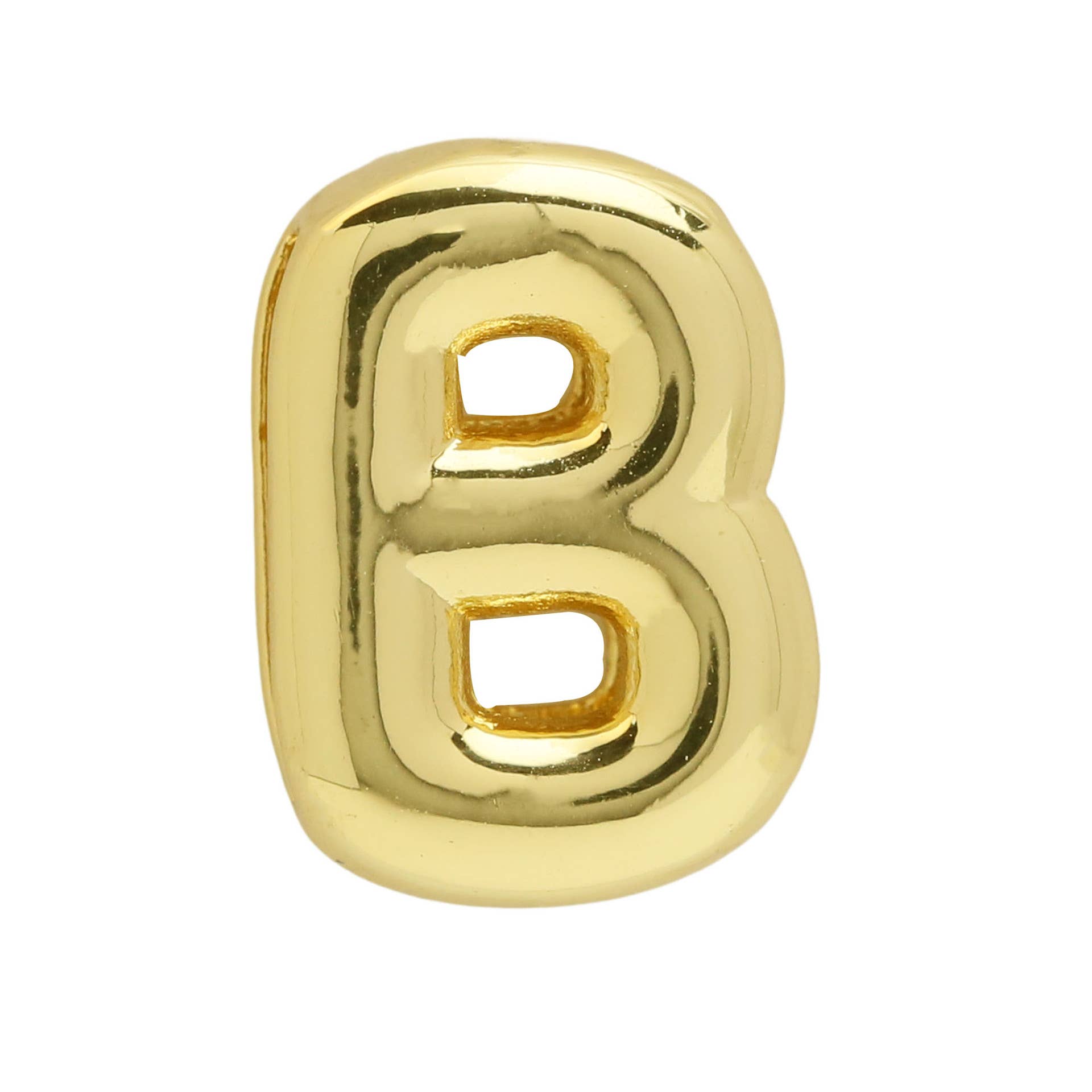 Smooth Bubble Initial Custom Word Name Watch Charm Bracelet