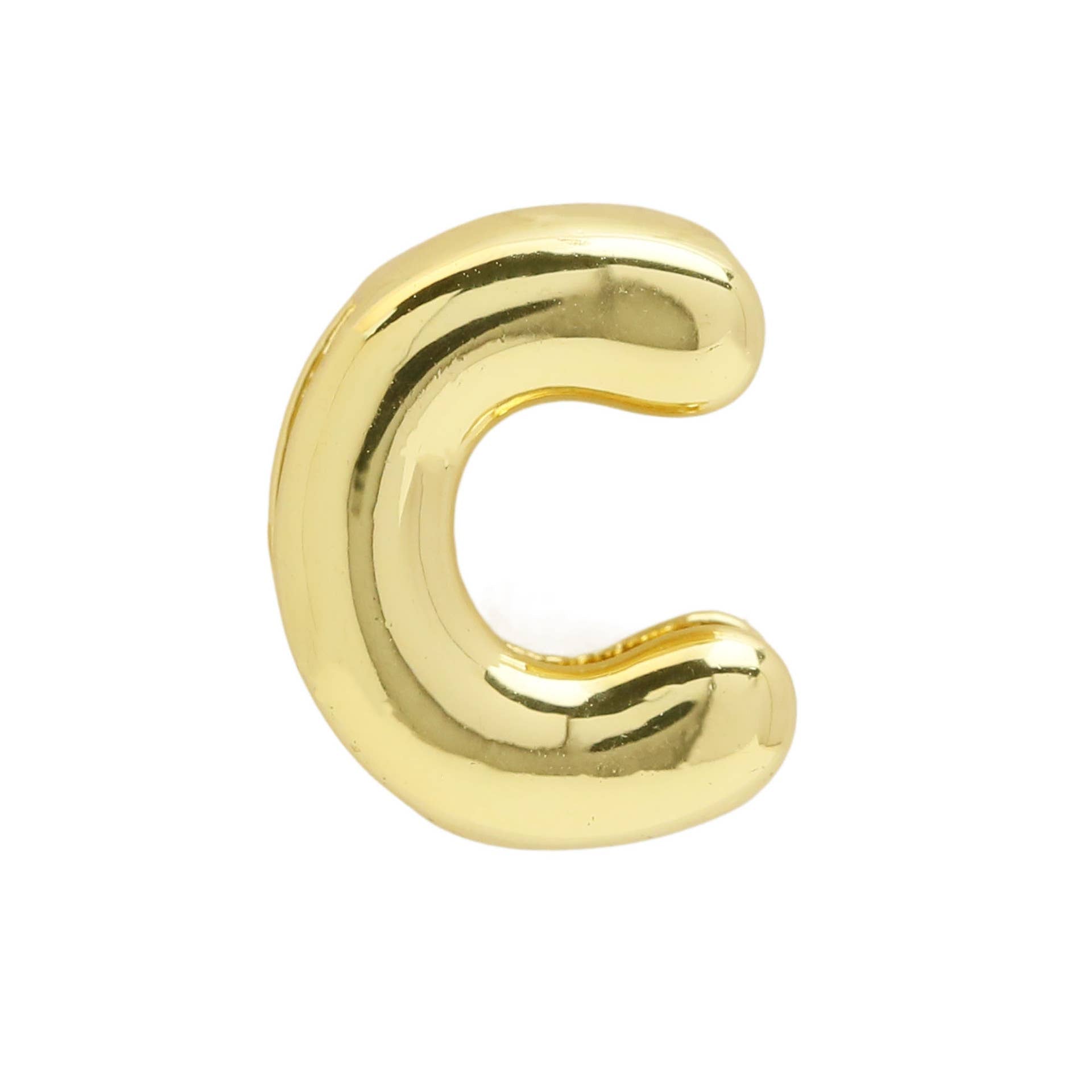 Smooth Bubble Initial Custom Word Name Watch Charm Bracelet