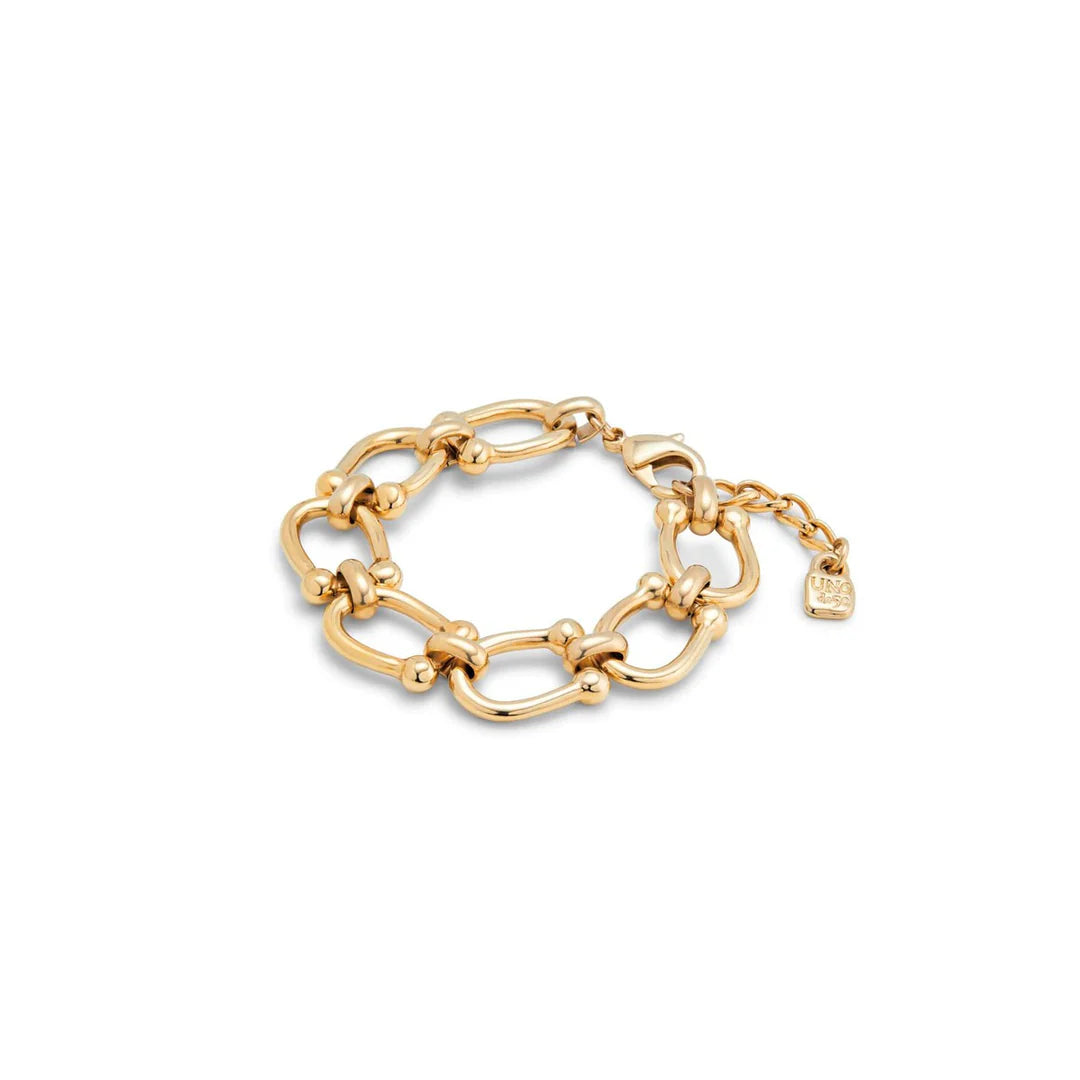 Uno de 50 Serotonin Gold Plated Link Bracelet