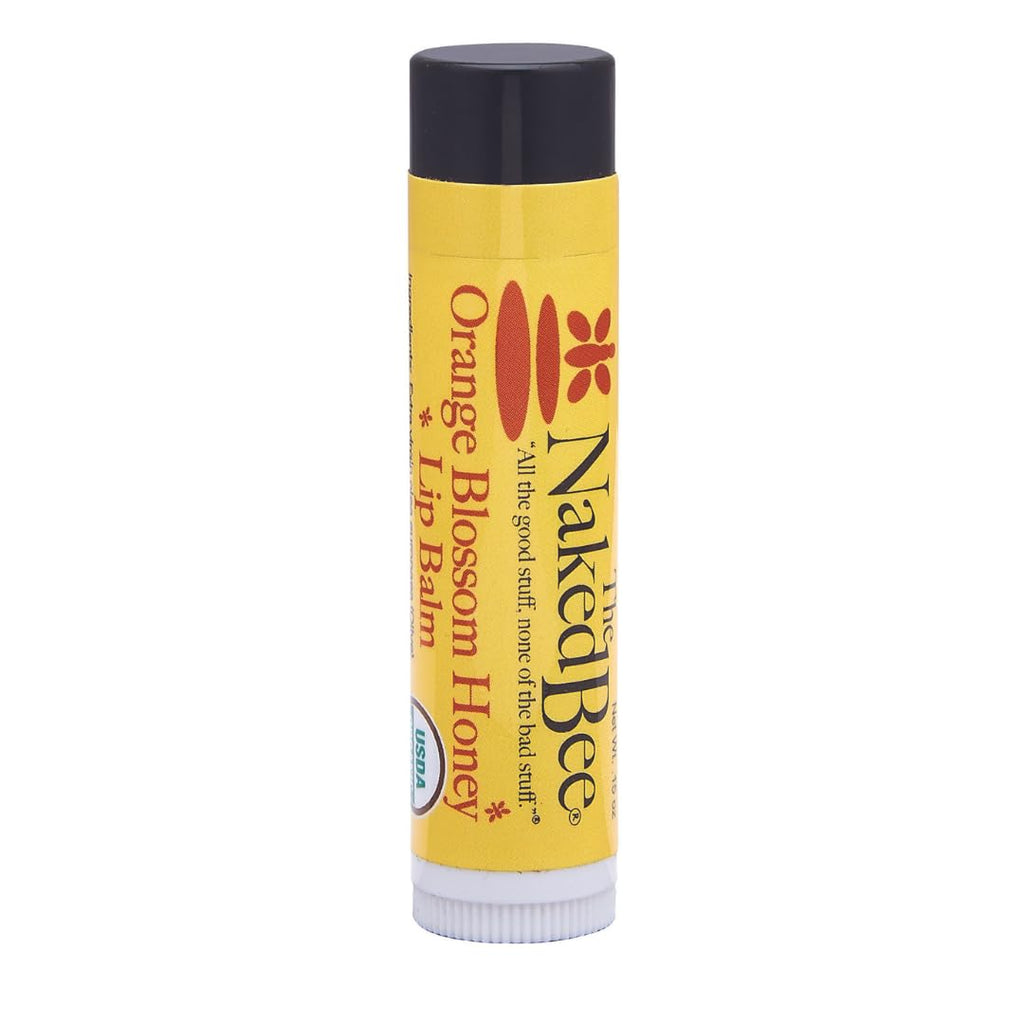 The Naked Bee Lip Balm in Orange Blossom Honey 0.15 oz
