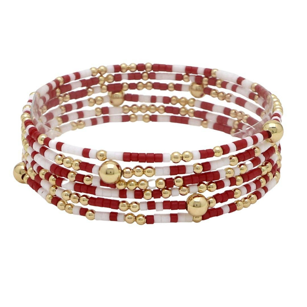 Gameday Beaded Bracelet