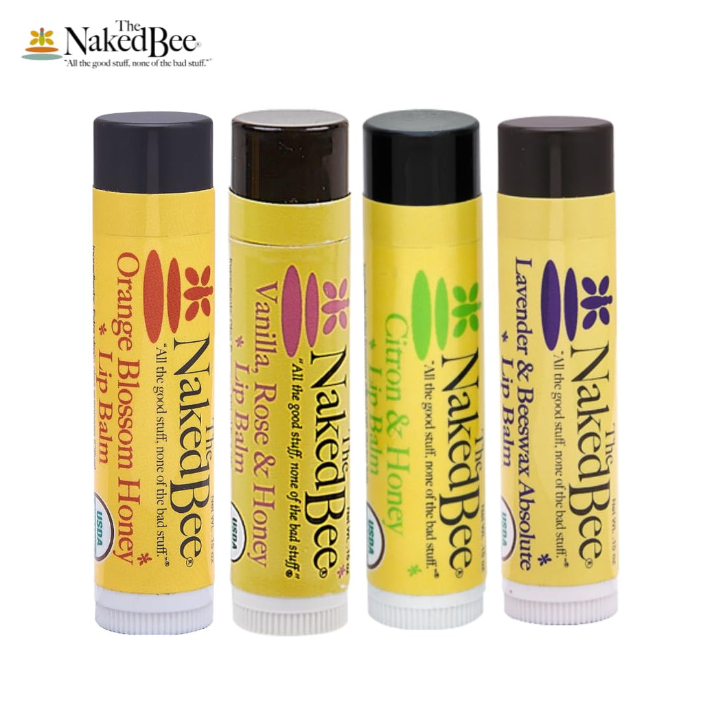 The Naked Bee Lip Balm in Orange Blossom Honey 0.15 oz