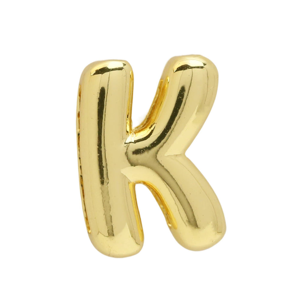 Smooth Bubble Initial Custom Word Name Watch Charm Bracelet