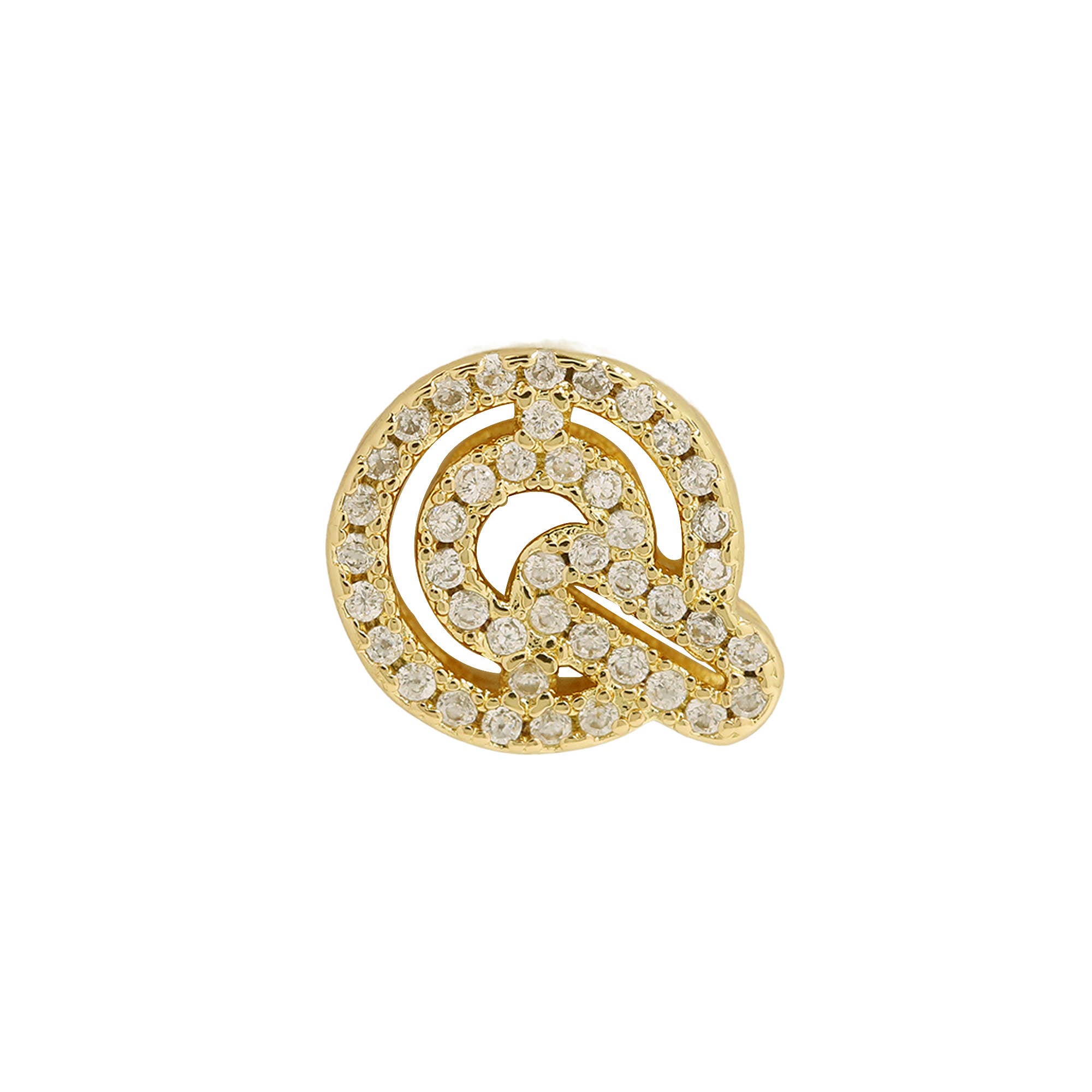 Cut Out CZ Initial Custom Word Name Necklaces