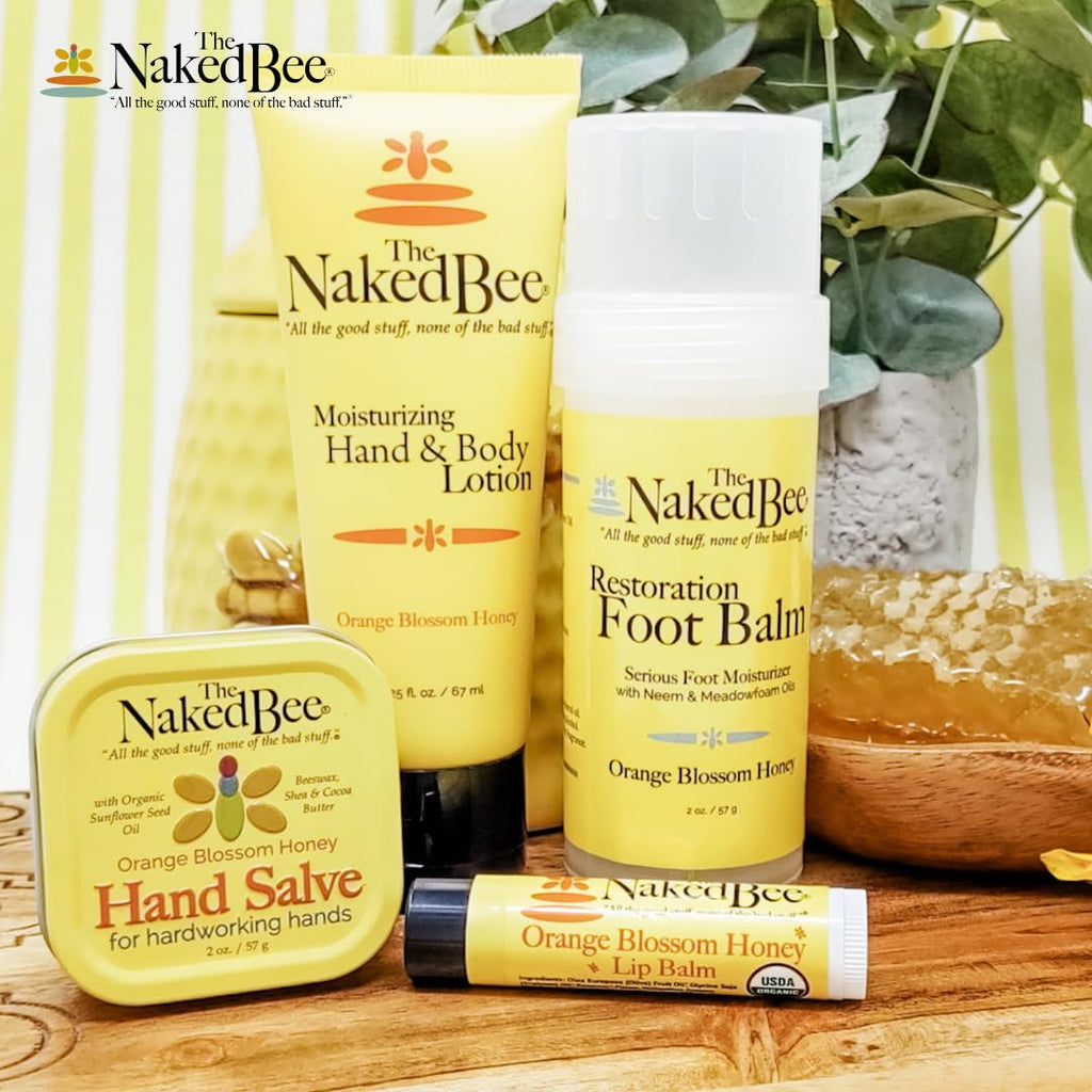 The Naked Bee Lip Balm in Orange Blossom Honey 0.15 oz