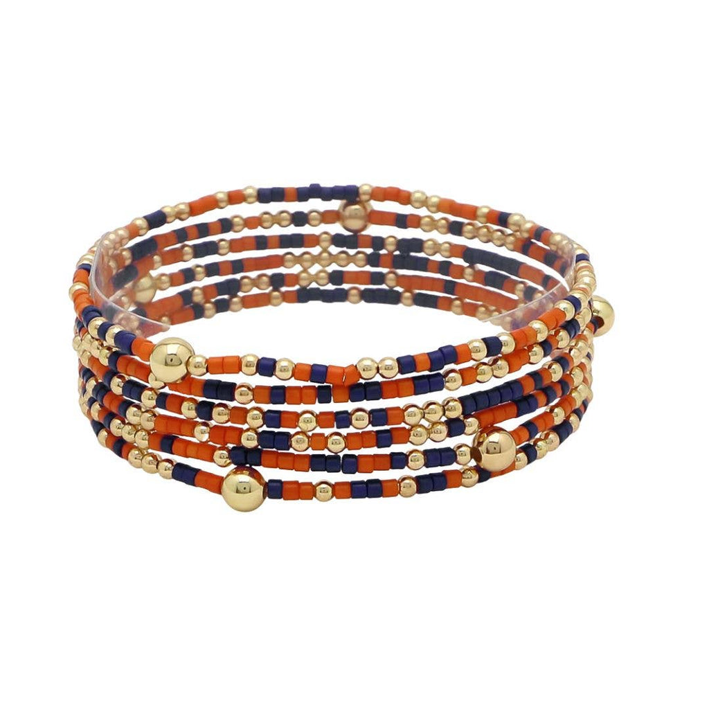 Gameday Beaded Bracelet