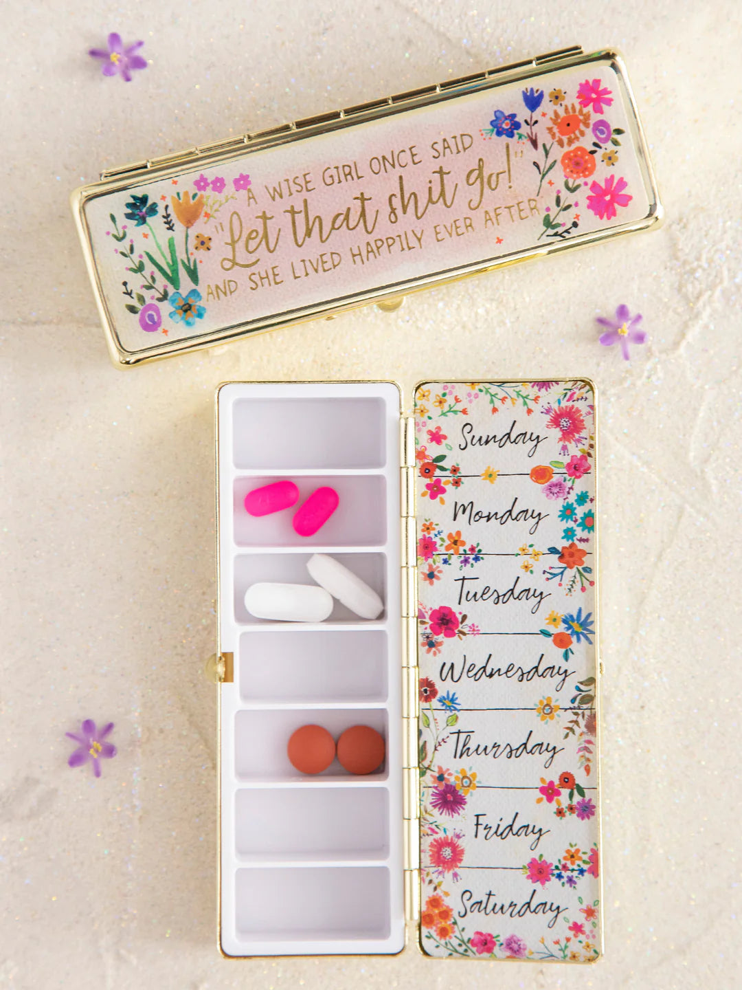 Natural Life Weekly Pill Organizer - A girl once told me