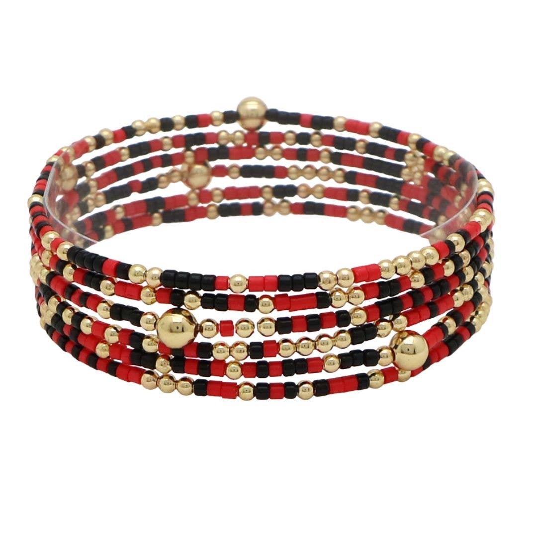 Gameday Beaded Bracelet