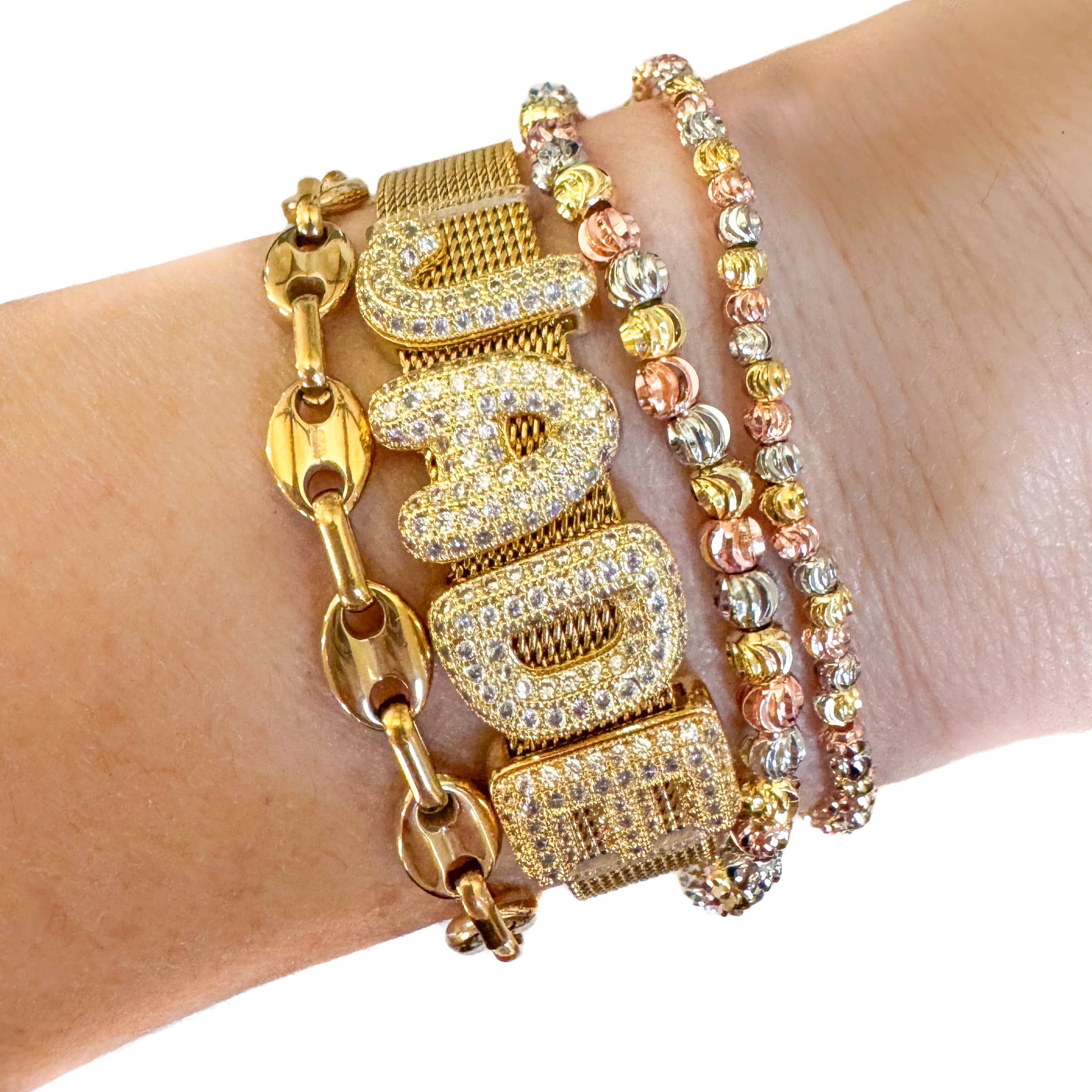 Slider Charm Watch Bracelet
