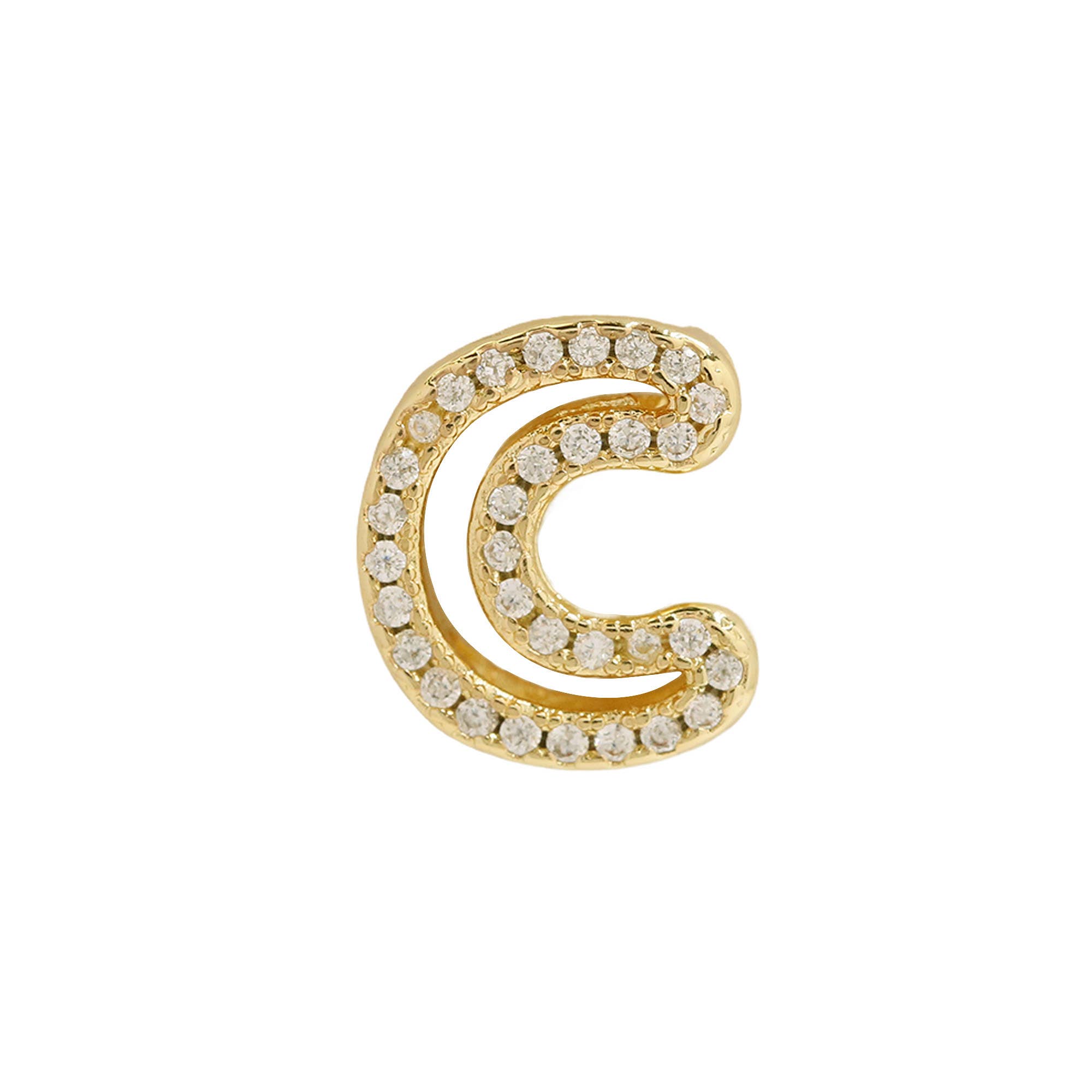 Cut Out CZ Initial Custom Word Name Necklaces