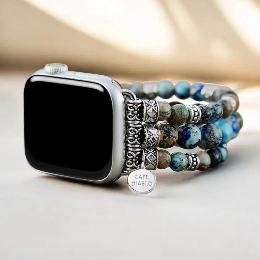 Imperial Jasper Stretch Apple Watch Strap