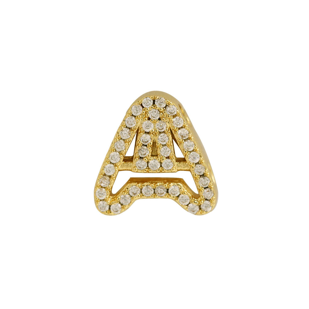 Cut Out CZ Initial Custom Word Name Necklaces