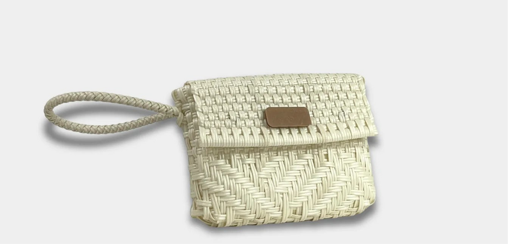 Maria Victoria Glimmer Wristlet - Pearl