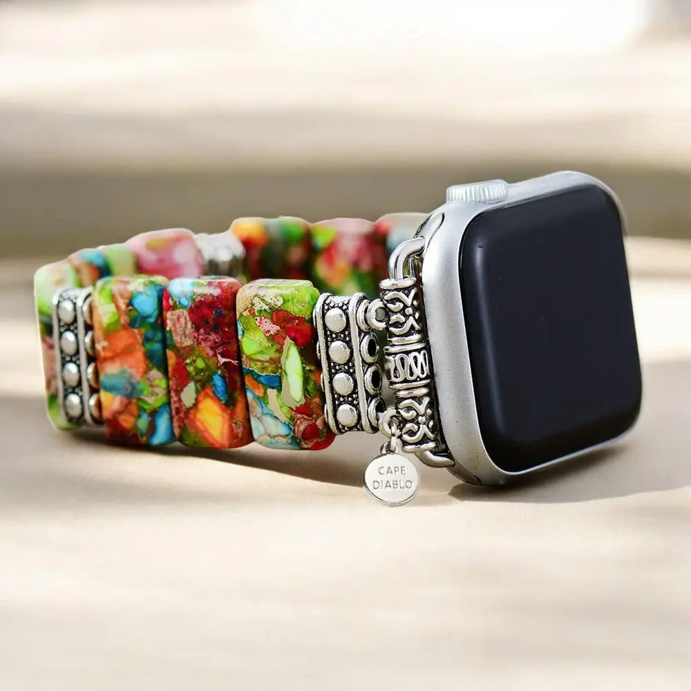 Chic Flower Stretch Apple Watch Strap