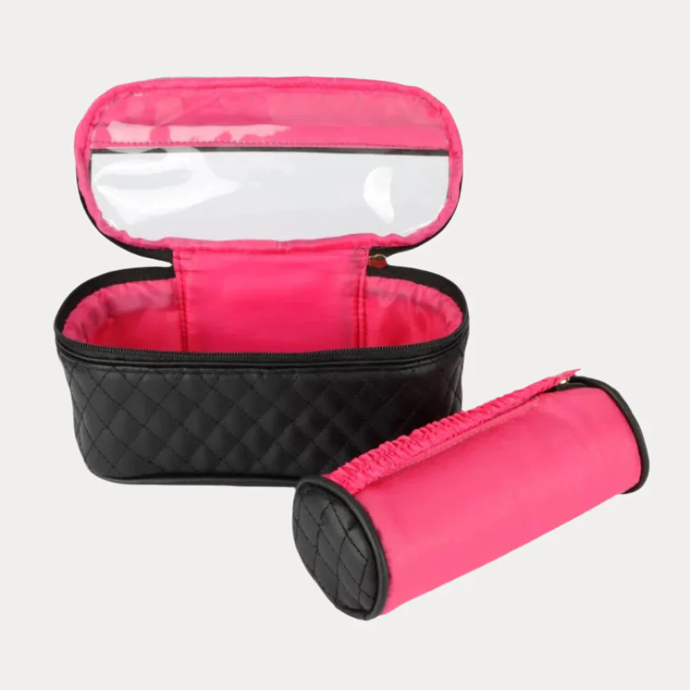 Budha Girl Black/Pink Travel Case