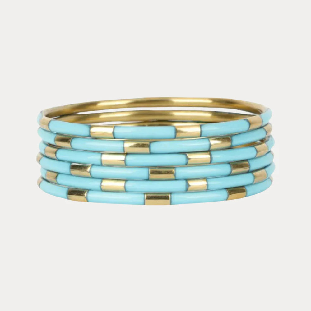 Budha Girl Turquoise Veda Bangles