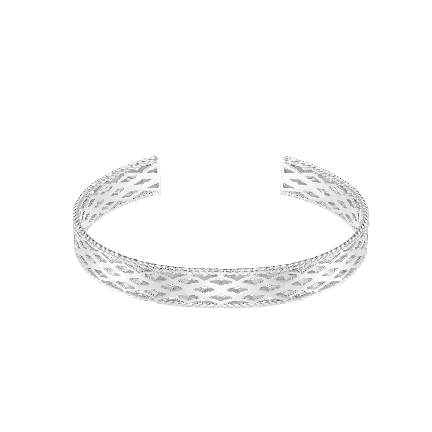 Graceful Mini Cuff Bracelet - Silver
