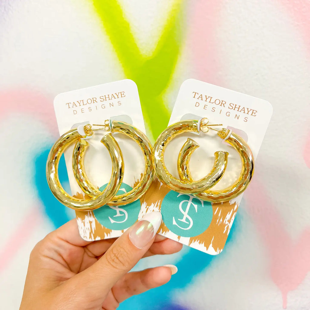 Taylor Shaye Raya Hoops - Small