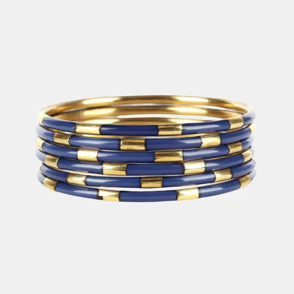 Budha Girl Navy Veda Bangles