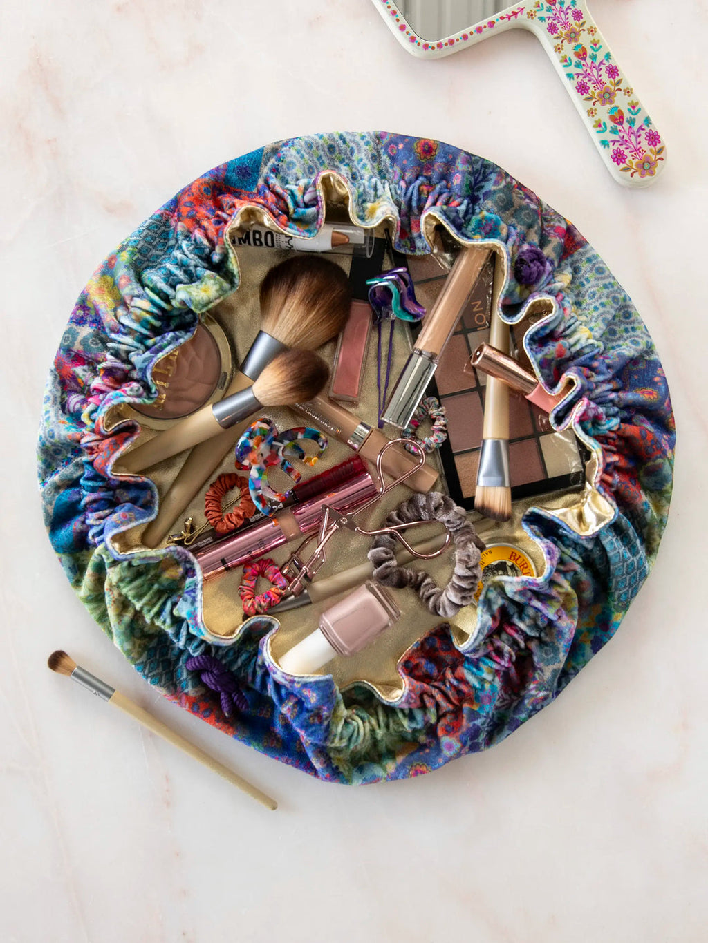 Natural Life Puffy Cosmetic Pouch