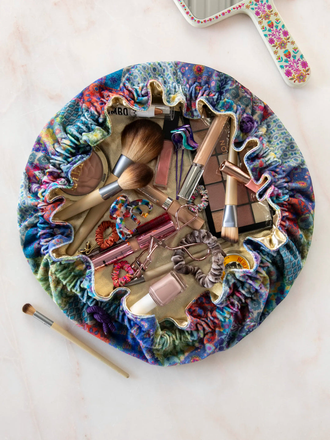 Natural Life Puffy Cosmetic Pouch