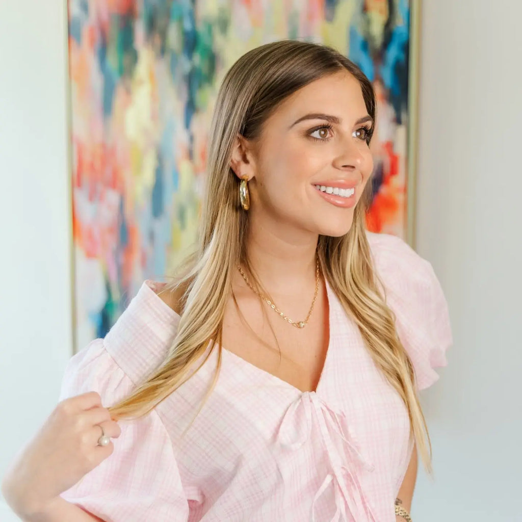 Taylor Shaye Raya Hoops - Small