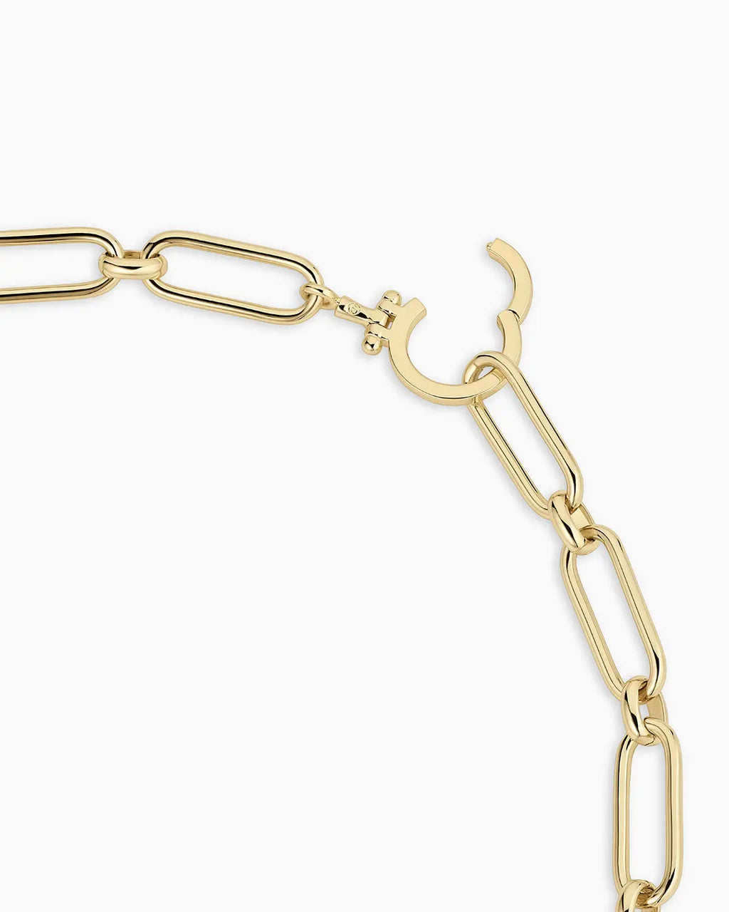 Gorjana Zoey Statement Link Gold Necklace