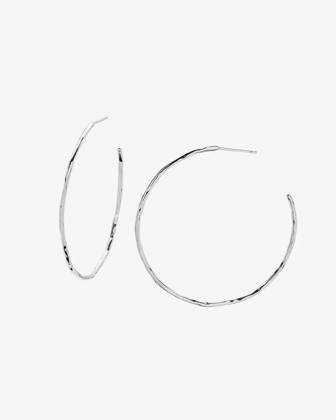 Gorjana Taner Hoop Earrings in Silver