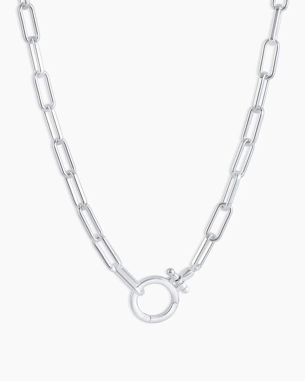 Gorjana Parker Necklace, Silver Plated