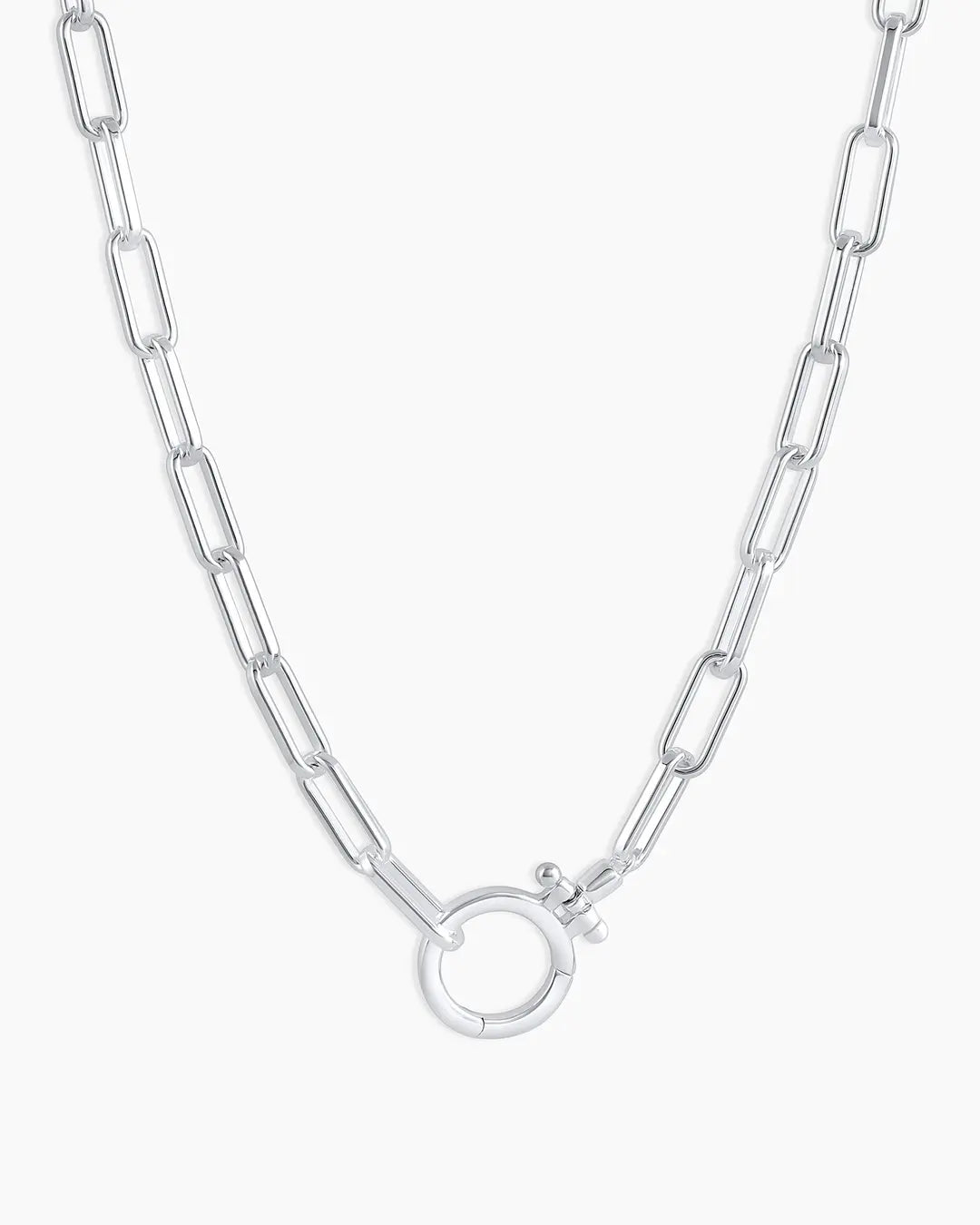 Gorjana Parker Necklace, Silver Plated