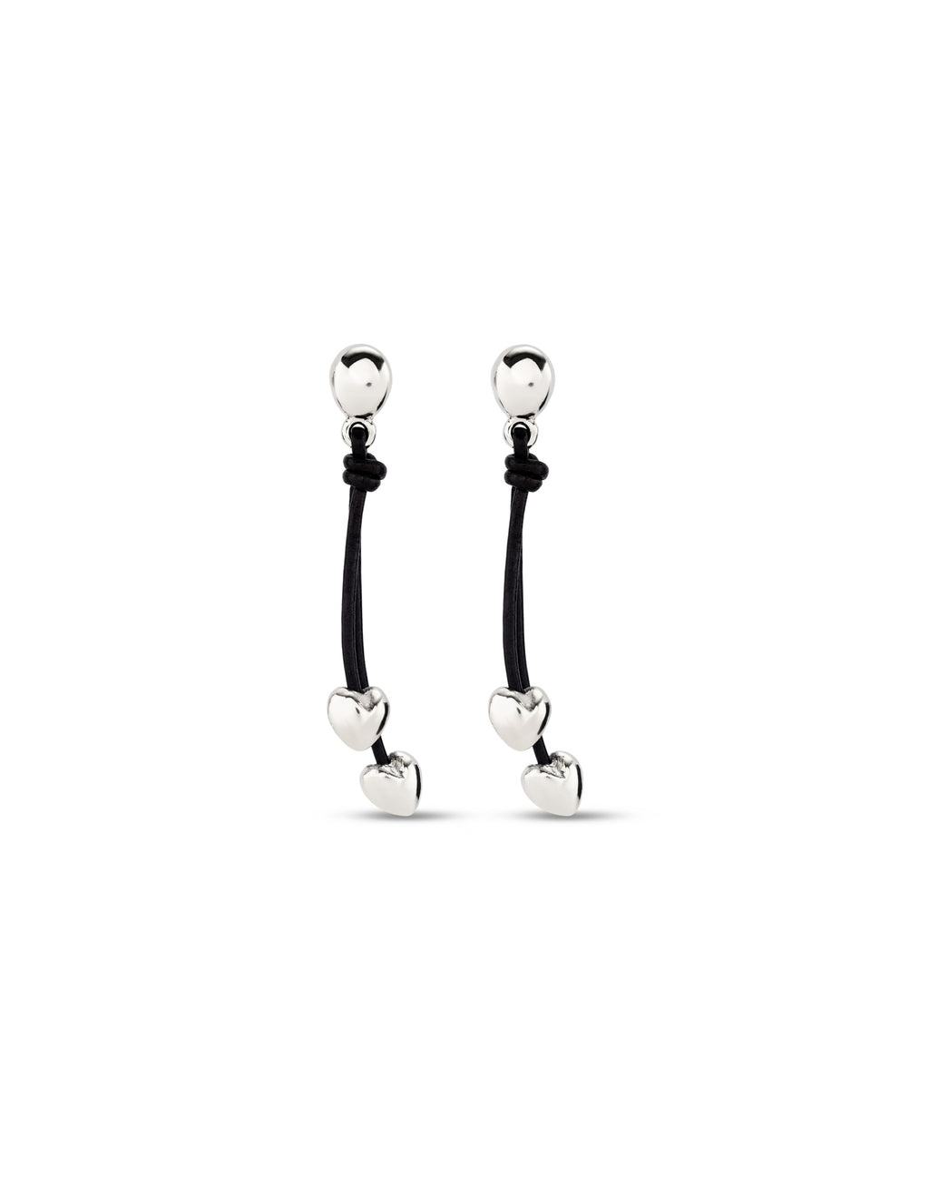 Uno de 50 Uno Heart Earrings - Silver