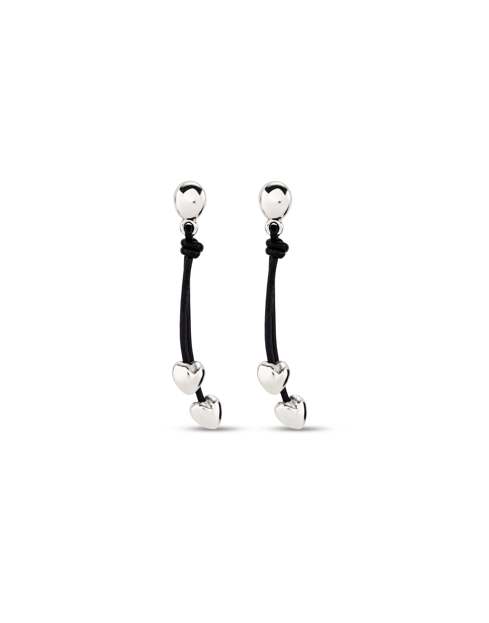 Uno de 50 Uno Heart Earrings - Silver