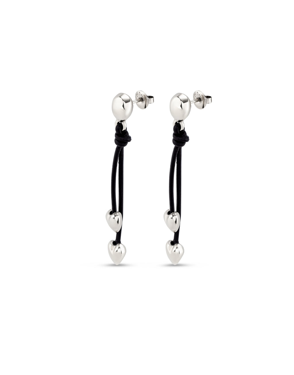 Uno de 50 Uno Heart Earrings - Silver