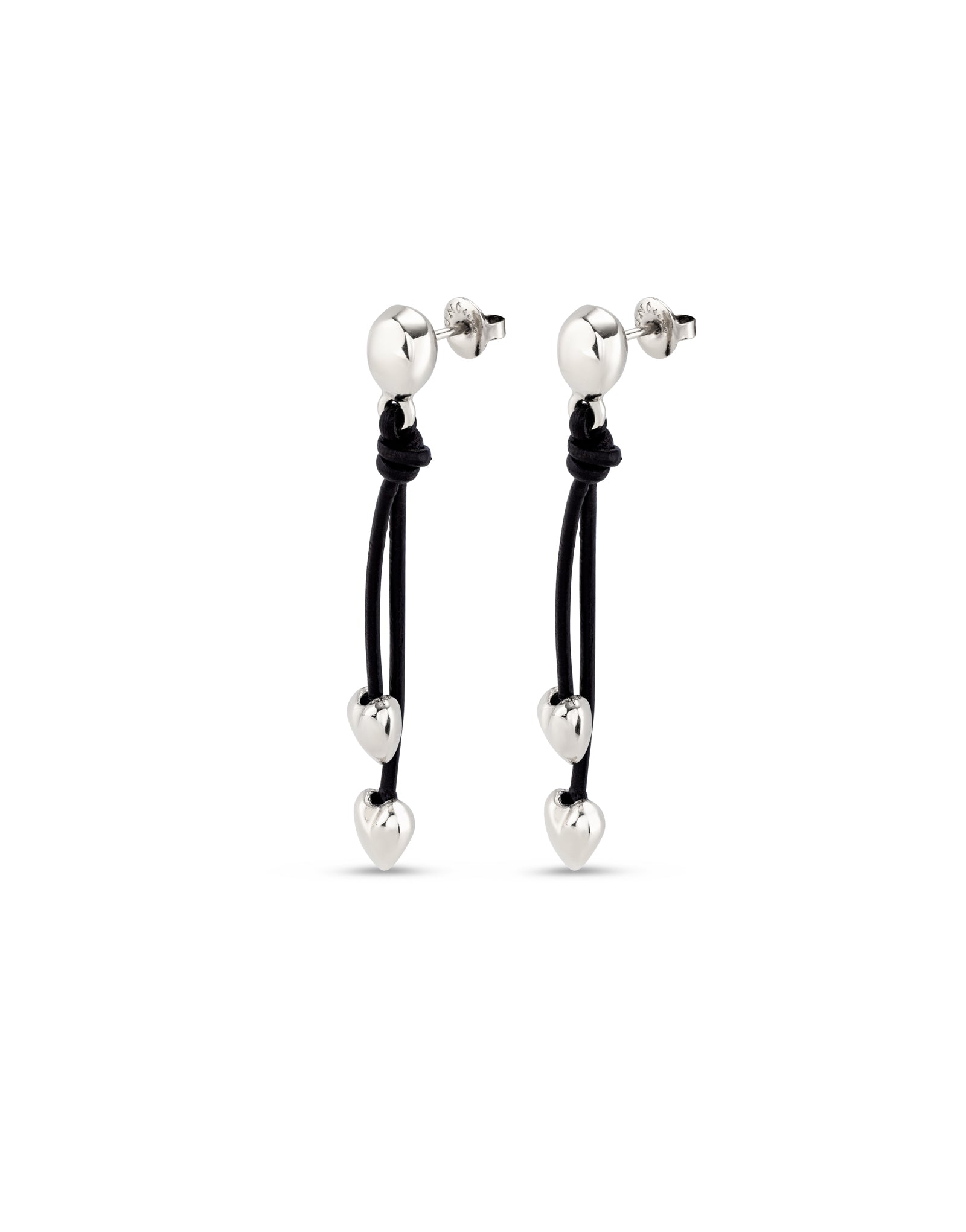 Uno de 50 Uno Heart Earrings - Silver