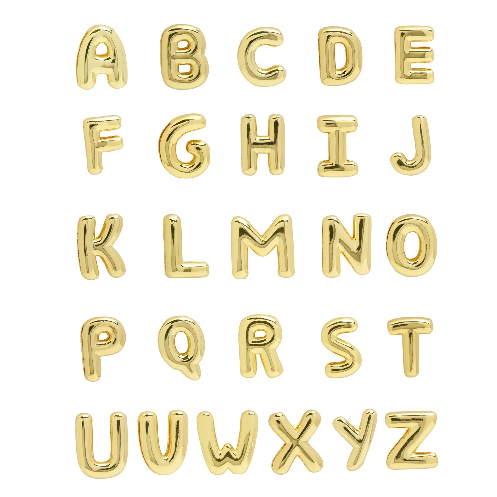 Smooth Watch Initial Charm