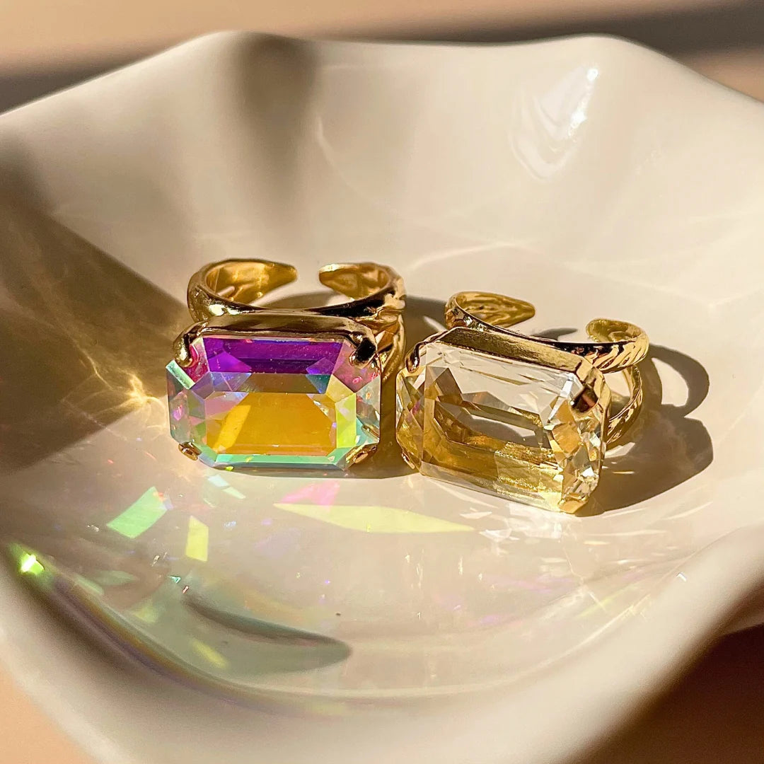 Sorrelli Kathleen Statement Ring - Icicle