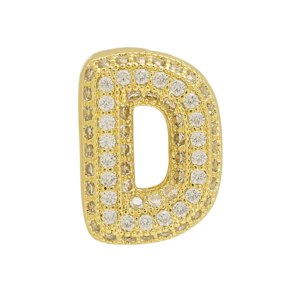 Bubble Initial Custom Word Name Watch Charm Bracelet