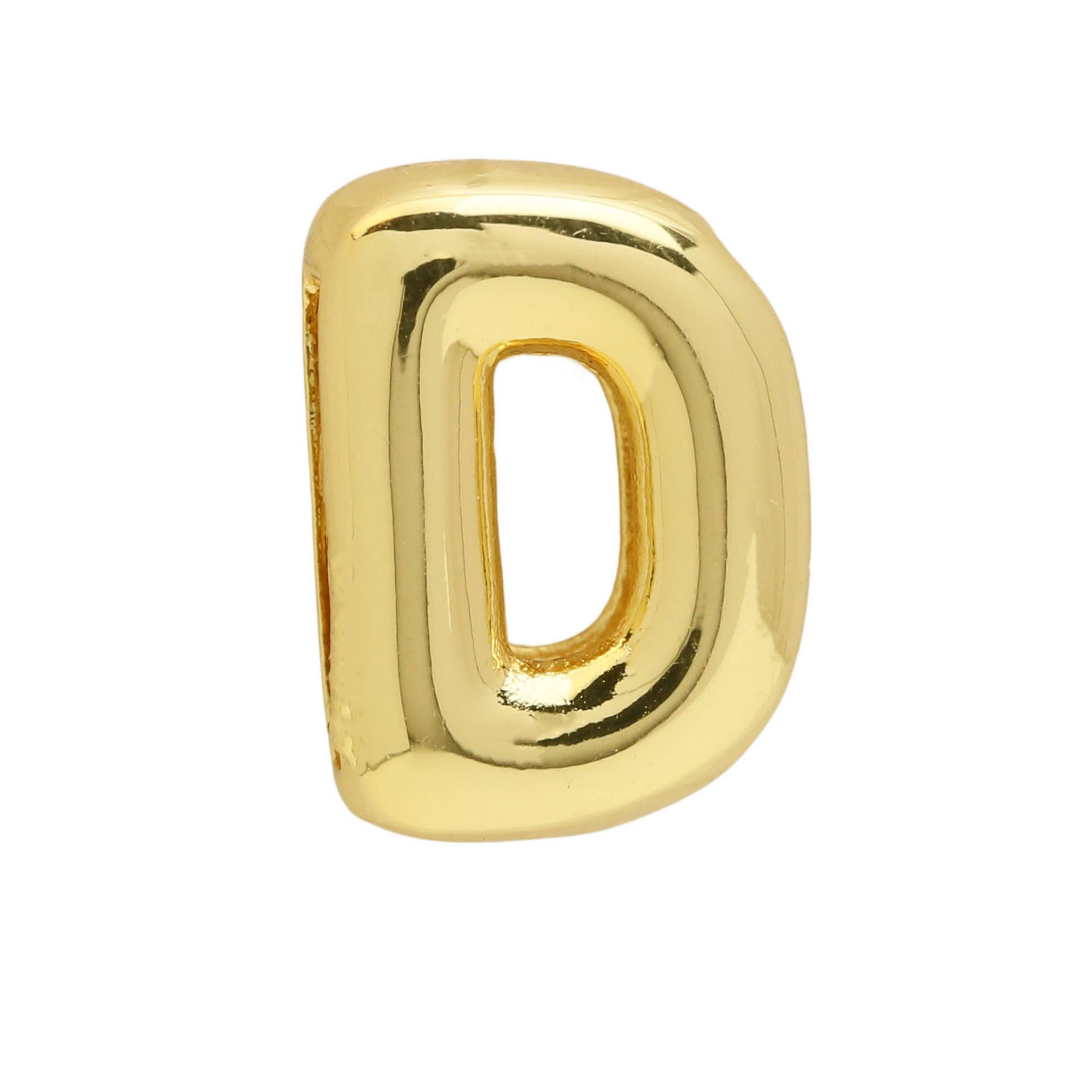 Smooth Bubble Initial Custom Word Name Watch Charm Bracelet